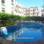 House for rent in Accra Ghana: An executive 3 (three) bedroom furnished townhouse with a shared swimming pool to let at Cantonments near the American Embassy