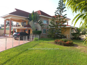 Executive 5 bedroom house on 2 plots for rent at New Legon in Accra Ghana