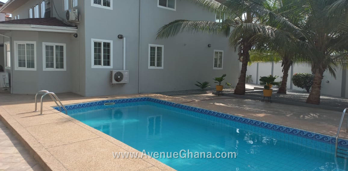 5 bedroom house with swimming pool for rent in Cantonments near US Embassy in Accra, Ghana